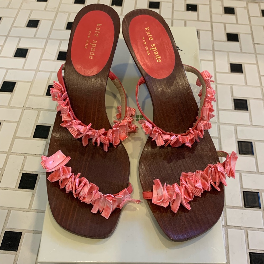 Kate Spade Pink Coral Raquel Sandals